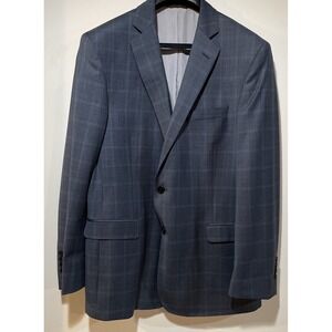 BROOKS BROTHERS Explorer Regent Fit Blazer Men's 44R Navy Wool Blend 2 Button